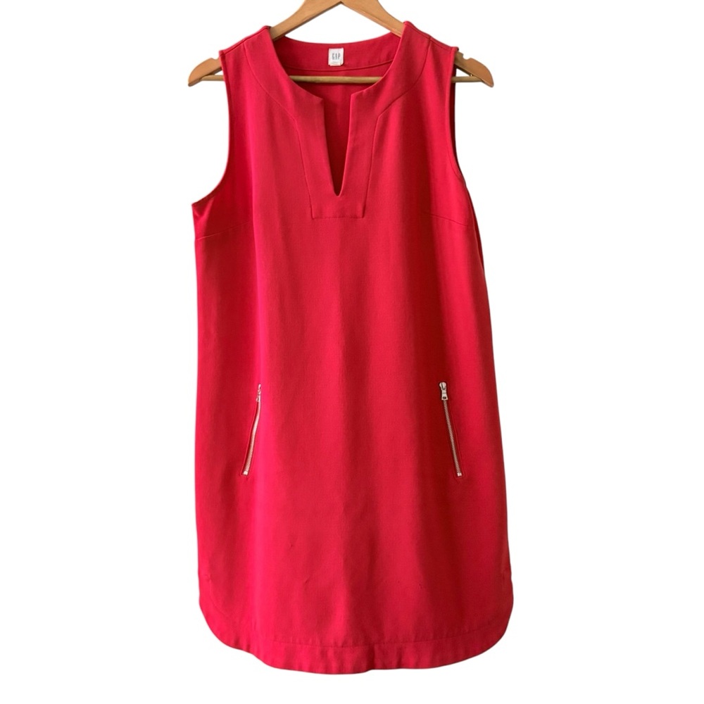 GAP Red Sleeveless Dress